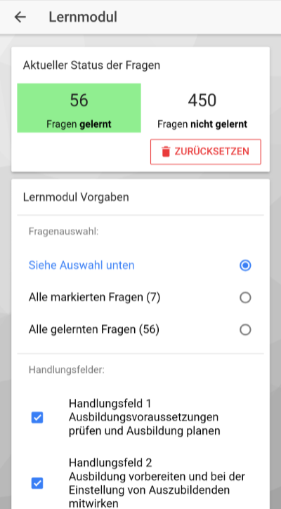 AEVO Held App Android Lernmodul